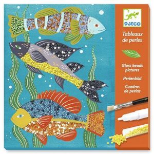 Zoologia - Jogo de Colagem de Missangas
