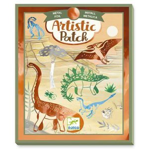 Adesivo Artístico Metálico - Dinossauros