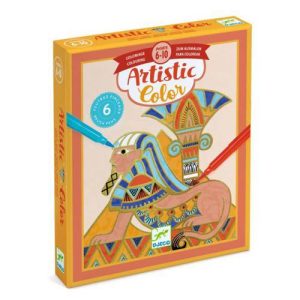 Egito - Jogo de Colorir com Efeito Metálico