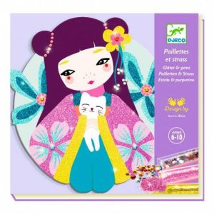 Onnanoko - Atividade de Decorar c/ Glitter
