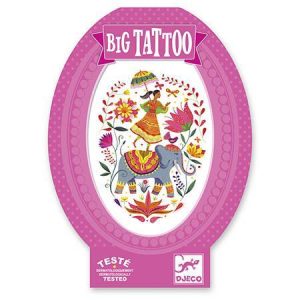 Rose India - Tatuagem c/ Glitter
