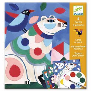 Fanciful Bestiary - Jogo de Colorir Cartões Supresa
