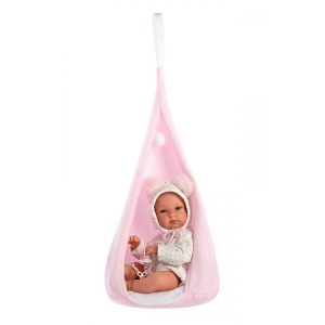 Vestido da Bimba Recém Nascida Rosa 35 cm