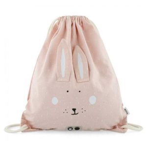 Saco de tecido com cordão - Mrs. Rabbit