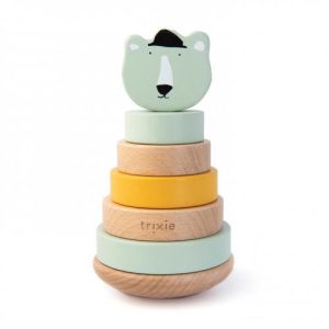 Brinquedo de Empilhar em Madeira - Mr. Polar Bear