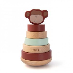 Brinquedo de Empilhar em Madeira - Mr. Monkey