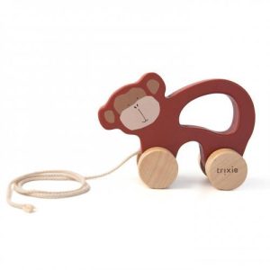 Brinquedo de Puxar em Madeira - Mr. Monkey