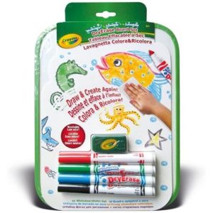 Set pizarra + 4 rotuladores Crayola