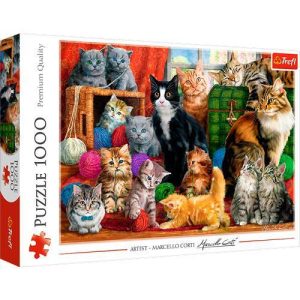 Puzzles 1000 pcs Encontro Felino