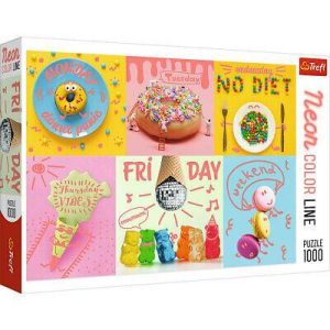 Puzzle 1000 pcs Linha Neon - Doce Semana