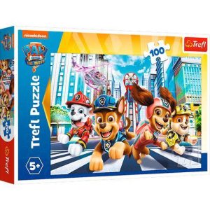 Puzzles 100 pcs - PAW team / Viacom PAW PATROL: THE MOV