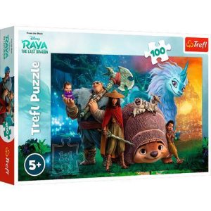 Puzzles 100 pcs - Raya and the last dragon / Disney Ray
