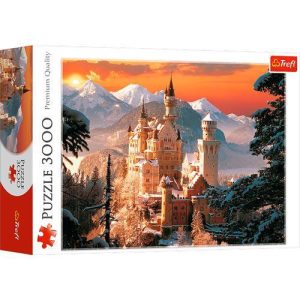 Puzzle 3000 pcs Castelo Wintry Neuschwanstein - Alemanha