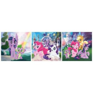 Puzzle  3 em 1 - My Little Pony