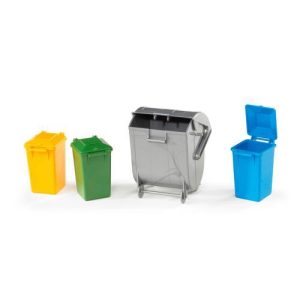 Acessórios: Contentores do lixo (3 peq.+1 grande)