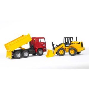 MAN TGA Camião construção c/ carregadora articulada FR 130