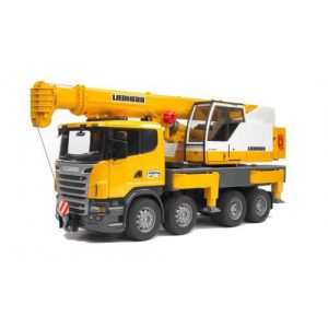 Scania R-Series Liebherr crane truck and Light & Sound Modul