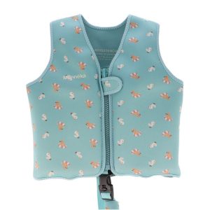 Colete flutuador aprendizagem Baby Ducks Sage 3 a 6 anos