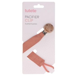 Porta-chupeta Wash silicone Peach