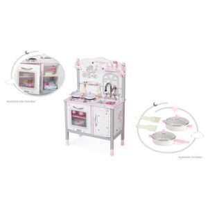 Cozinha de madeira c/ acessórios