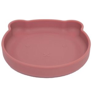 Prato com ventosa Bear Mahogany Rose