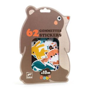 Animais da Floresta - 62 Autocolantes