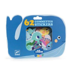 Animais Marinhos - 62 Autocolantes