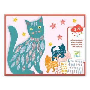 Gatinhos da Elodie - Atividade de Colagem