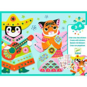 Criar com Autocolantes - Decora os Animais c/ Brilhante