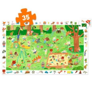 Jardim dos Animais - Puzzle de Observação 35 peças