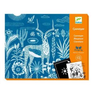 À Noite na Savana - Desenhos em Cianotipia