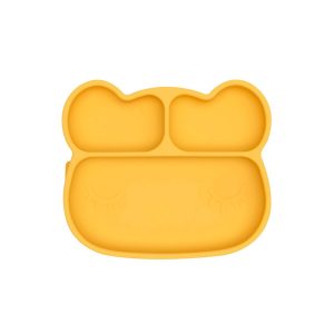 Prato com ventosa Urso Amarelo