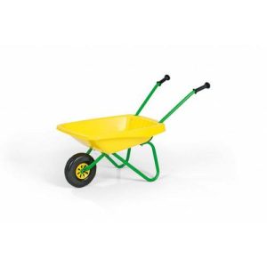 Carrinho de mão amarelo/verde