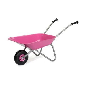 Carrinho de mão de metal Rosa