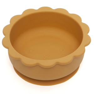 Taça com ventosa Lion Ocre