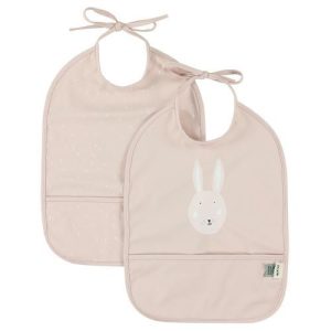 Babetes Impermeáveis 2-pack - Mrs. Rabbit