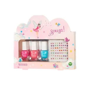 Set 3 Verniz de Unhas c/ Stickers