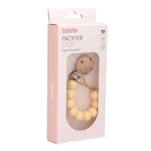 Porta chupeta de silicone Pure Lemon