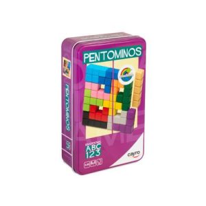 Pentominos em Caixa de Metal