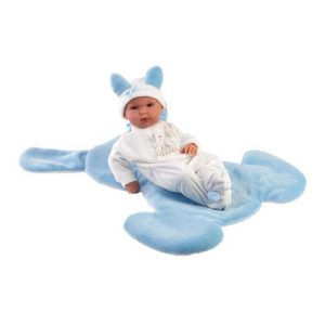 Bimbo 35 cm c/ Almofada em Formato de Coelho