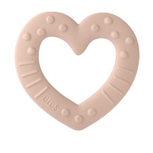 MORDEDOR BIBS BABY BITIE HEART BLUSH