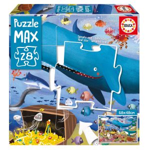 28 ANIMAIS NO MAR PUZZLE MAX