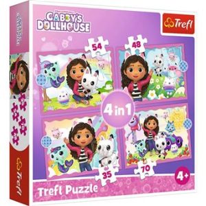 Puzzles 4 em 1 - Gabbys adventures