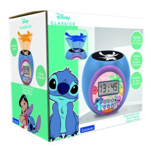 RELÓGIO DESPERTADOR COM PROJETOR DISNEY STITCH
