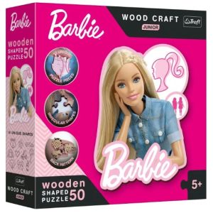 Puzzles 50 Pcs Wood Craft Junior - Beautiful Barbie