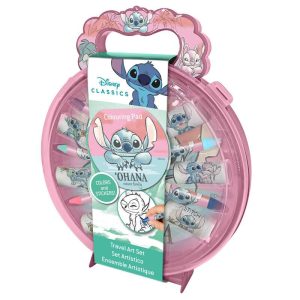CONJUNTO DE PAPELARIA DE VIAGEM STITCH DISNEY