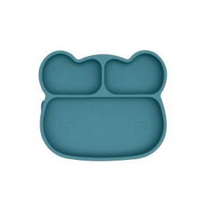 Prato com ventosa Urso Azul Dusk