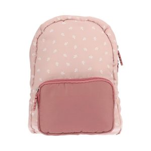 MOCHILA INFANTIL ALCOCHOADA LEAVES PINK