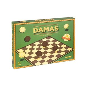 Jogo Tabuleiro Damas Madeira