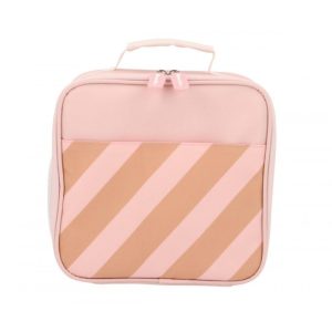BOLSA TÉRMICA RIGIDA MONNEKA BIG STRIPES PINK